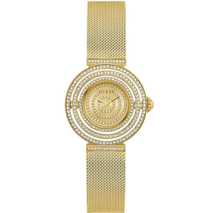 Guess Ladies 32 mm Gold Dial Analog Watch - GW0550L2