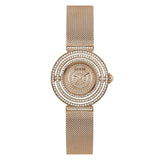 Guess Women 32 mm Rose Gold Dial Analog Watch GW0550L3