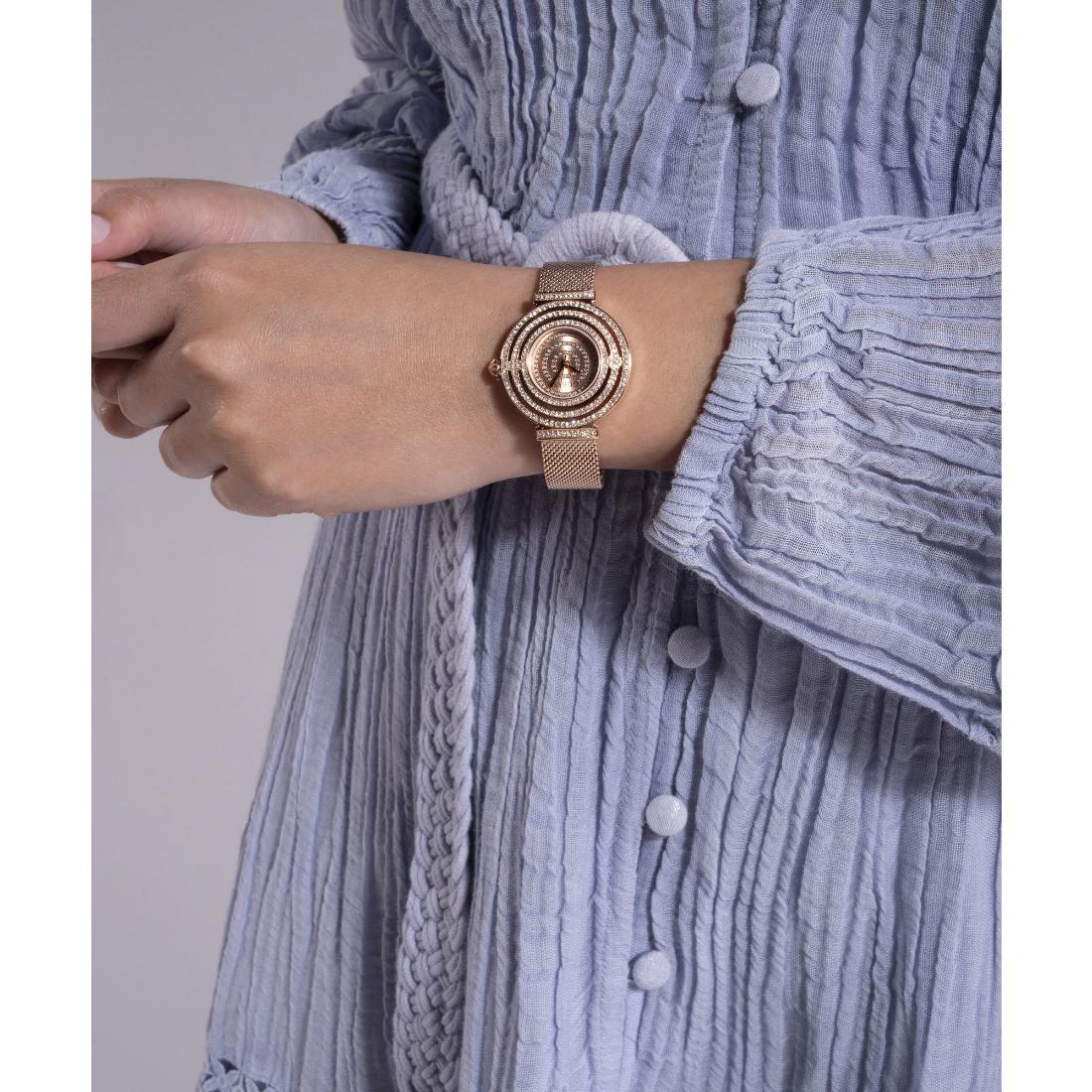 Guess Women 32 mm Rose Gold Dial Analog Watch GW0550L3