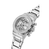Guess Sport 36 mm Silver Dial Women Chronograph Watch GW0552L1