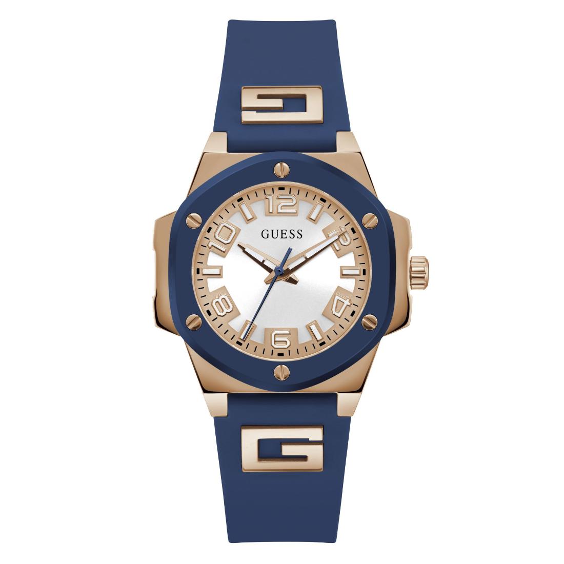 Guess G HYPE Women Blue Round Dial Analog Watch GW0555L4