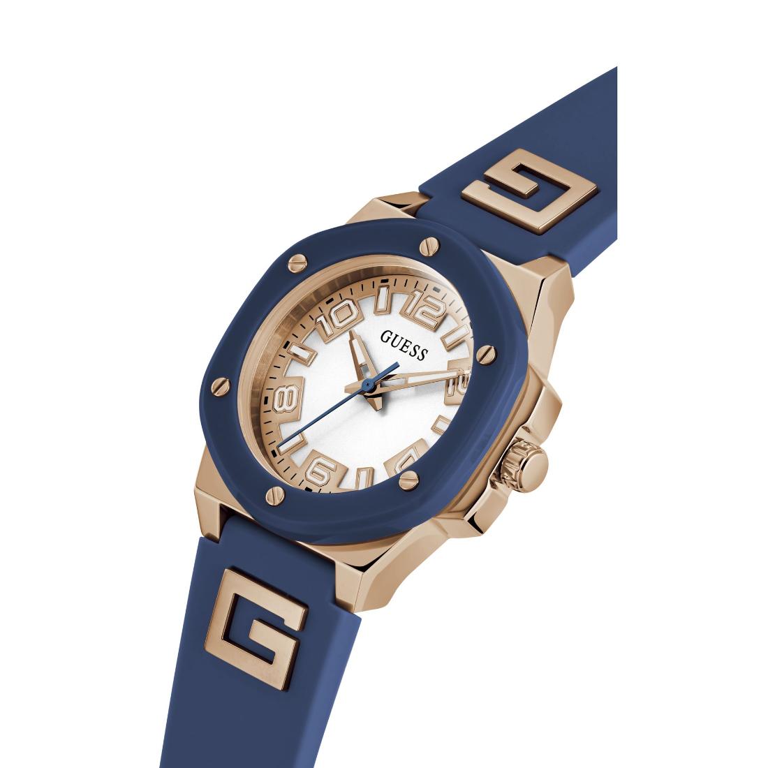 Guess G HYPE Women Blue Round Dial Analog Watch GW0555L4