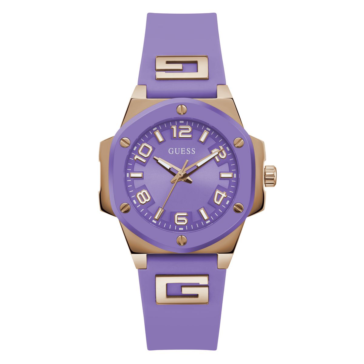 Guess Lavender Dial Women Analog Watch GW0555L5