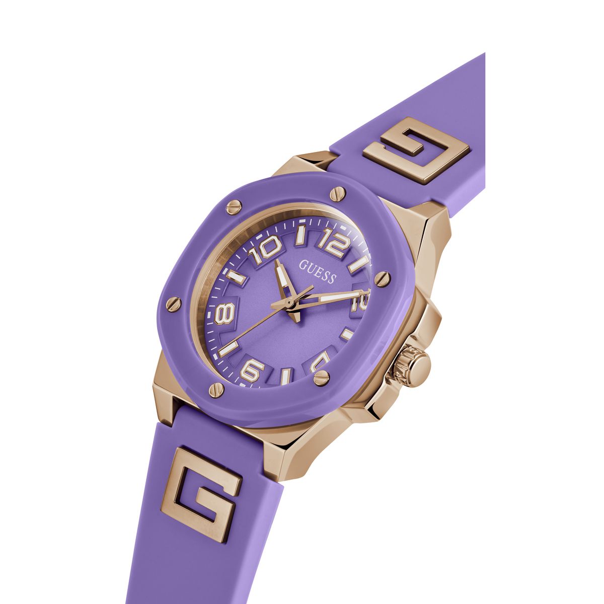 Guess Lavender Dial Women Analog Watch - GW0555L5