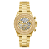 Guess Women 39 mm Quartz Chronograph Analog Gold Dial Gold Stainless Steel Strap Watch GW0557L1