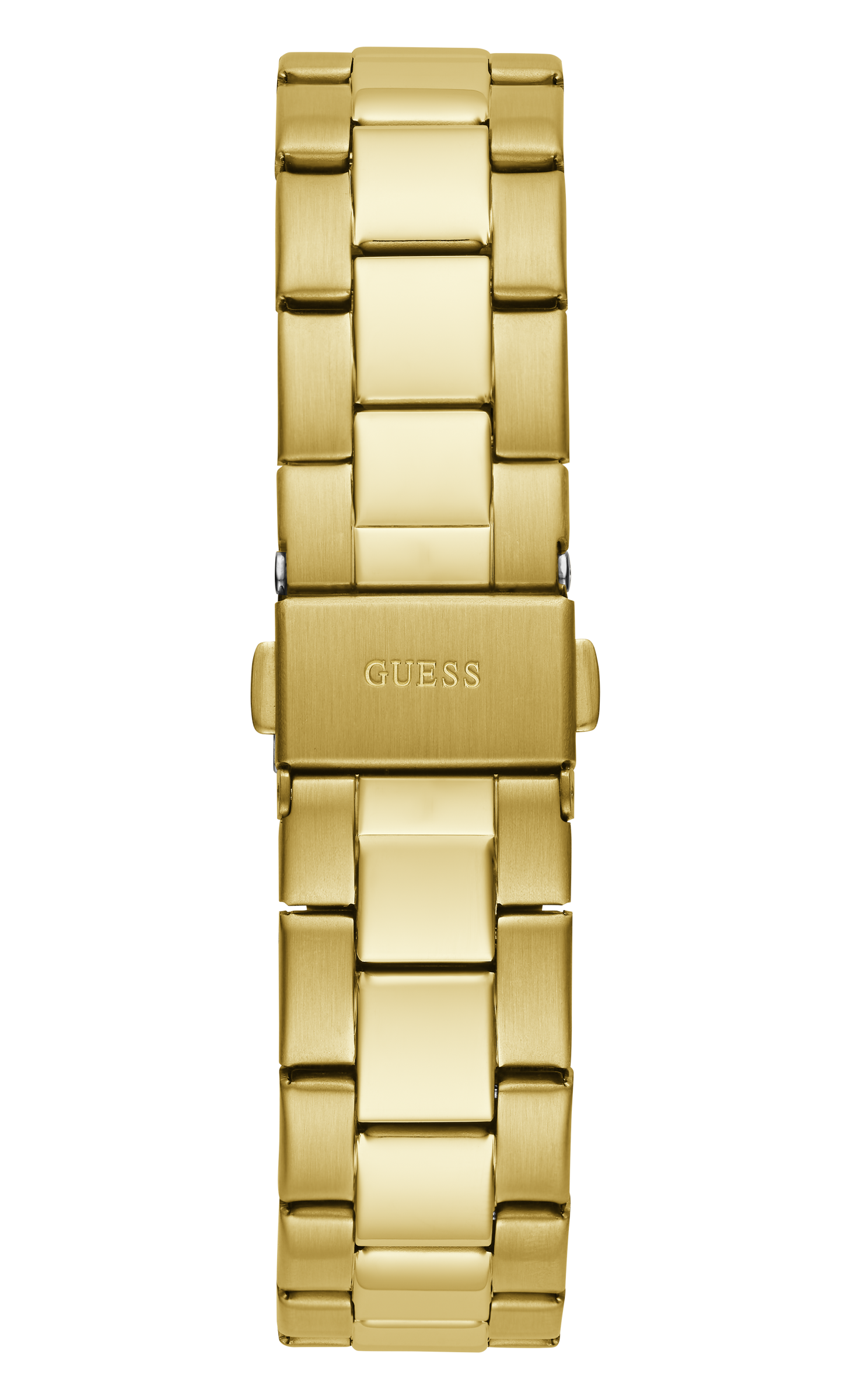 Guess Women 39 mm Quartz Chronograph Analog Gold Dial Gold Stainless Steel Strap Watch GW0557L1
