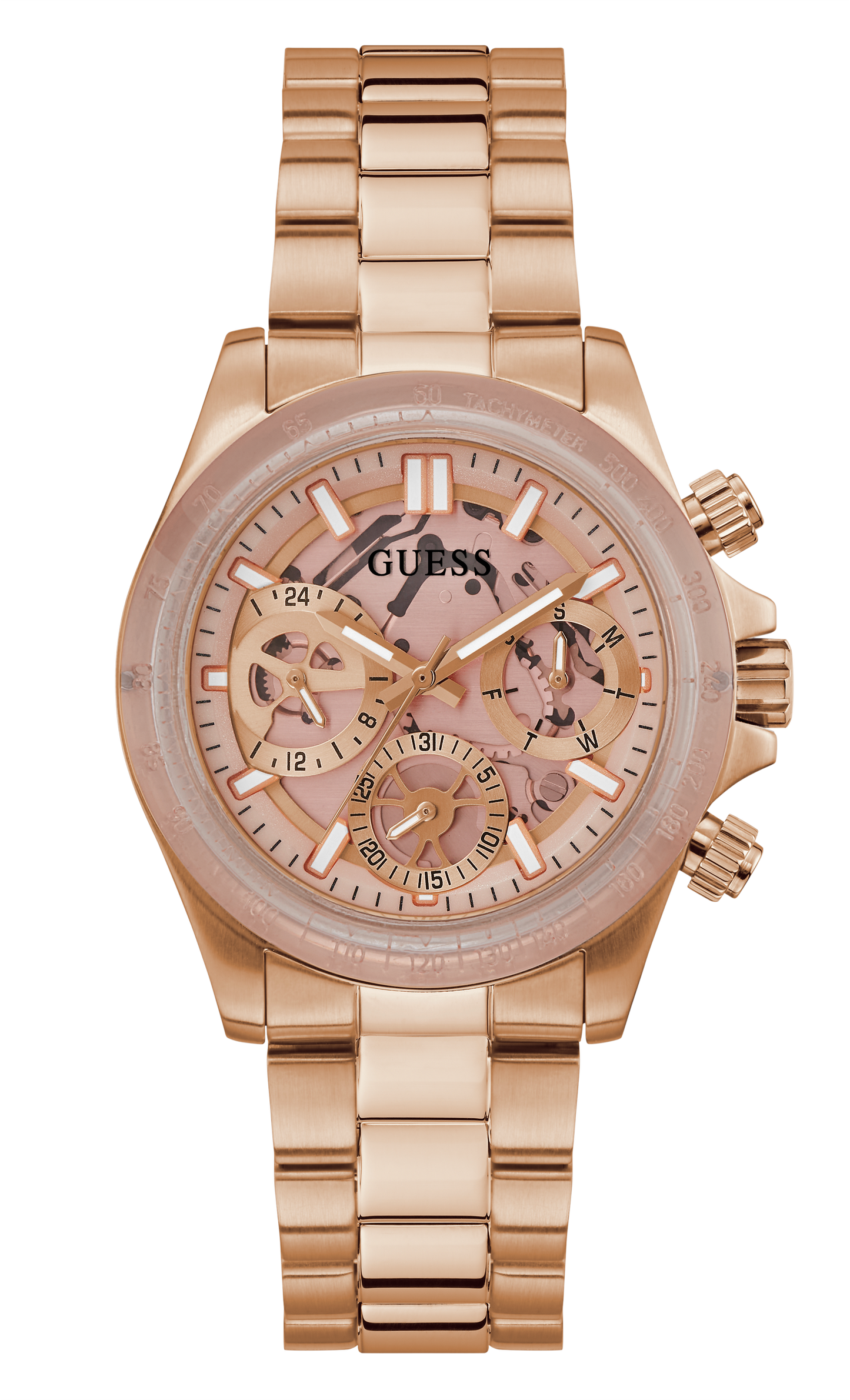 Guess Rose Gold Dial Women Watch - GW0557L2