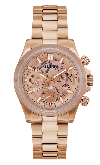 Guess Rose Gold Dial Women Watch - GW0557L2