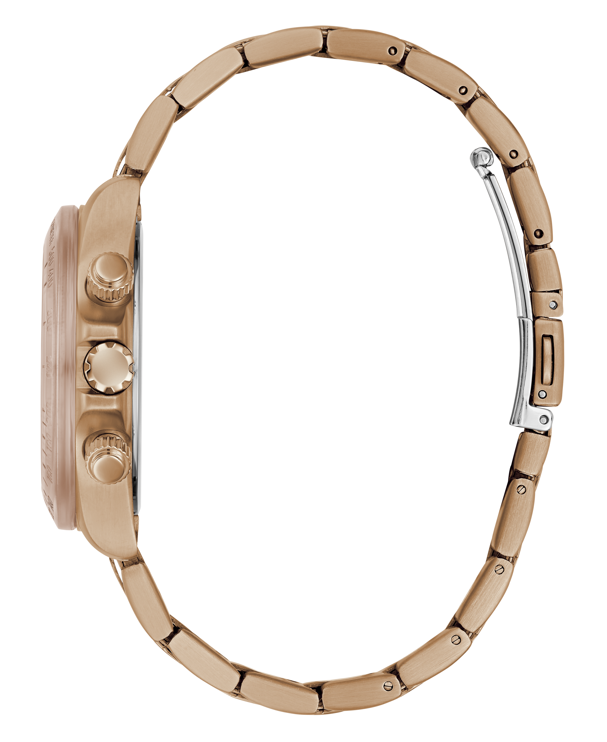 Guess Women 39 mm Rose Gold Dial Analog Watch GW0557L2