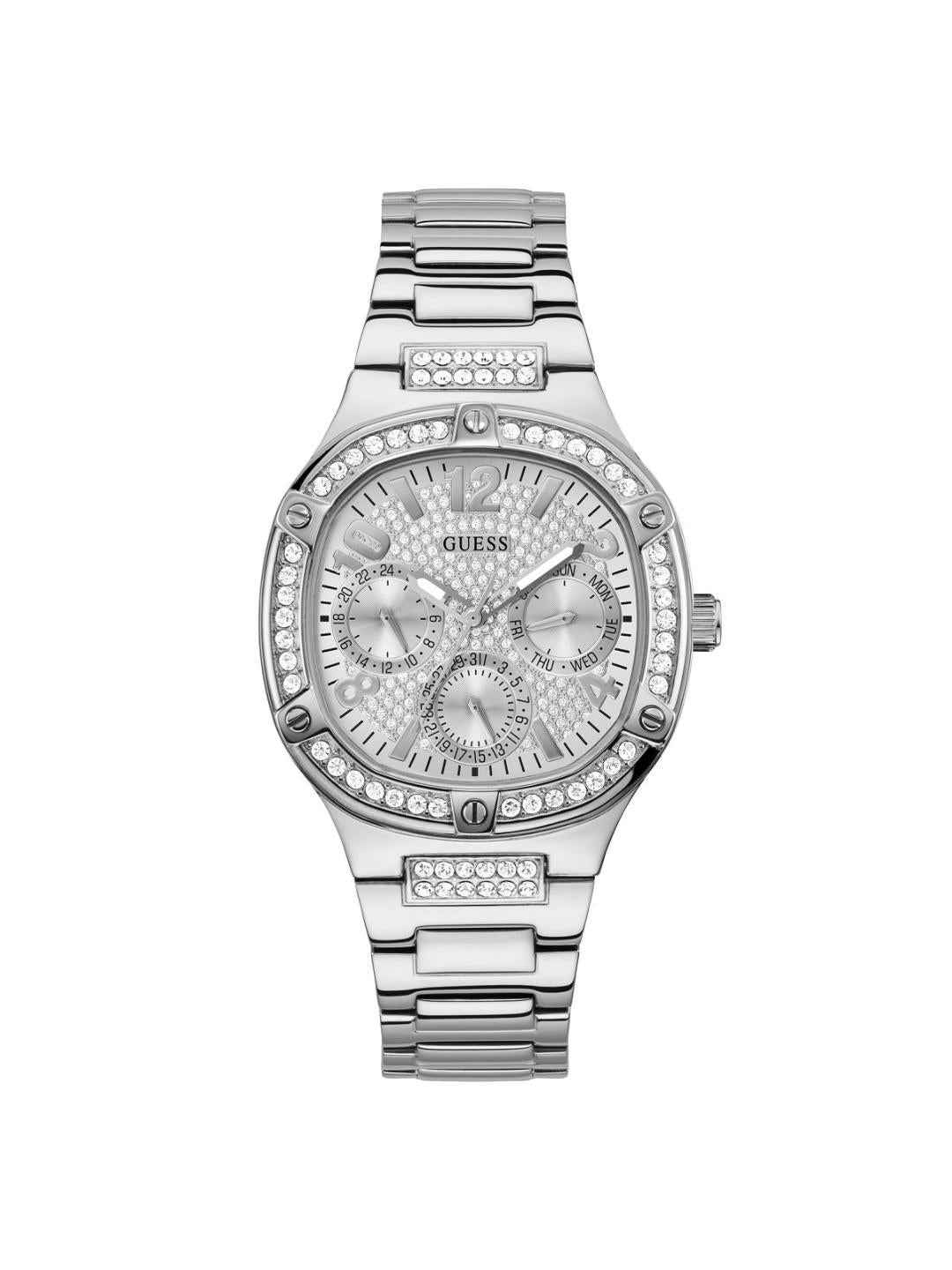 Guess Silver Dial Women Analog Watch GW0558L1
