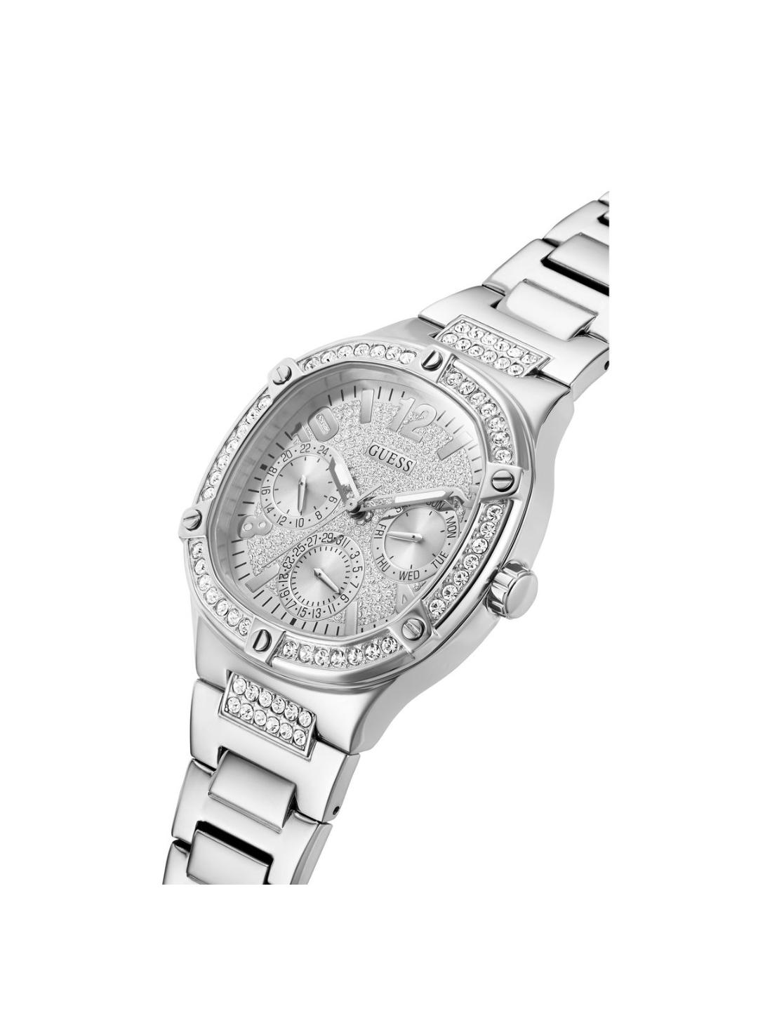 Guess Silver Dial Women Analog Watch GW0558L1