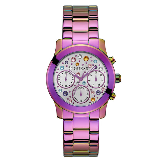 Guess Fantasia 38 mm Silver Dial Women Analog Watch- GW0559L3