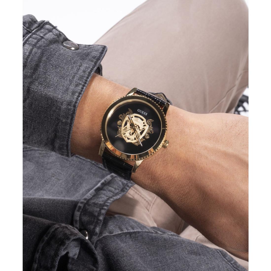 Guess Trend 44 mm Size Black Dial Men Analog Watch GW0566G1