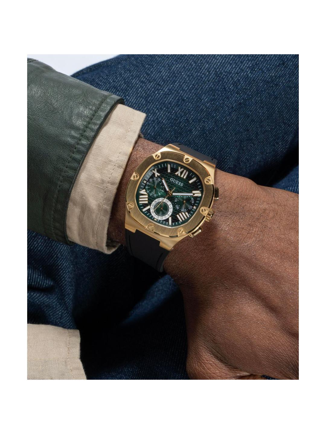 Guess Dress Men 42 mm Green Dial Chrono Watch GW0571G3