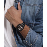 Guess HEADLINE Men Black Square Dial Analog Watch GW0572G3