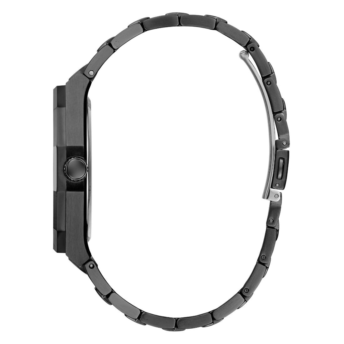 GUESS ASSET Men Black Round Dial Analog Watch - GW0575G3