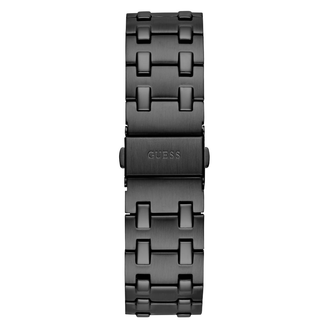 Guess ASSET Men Black Round Dial Analog Watch GW0575G3