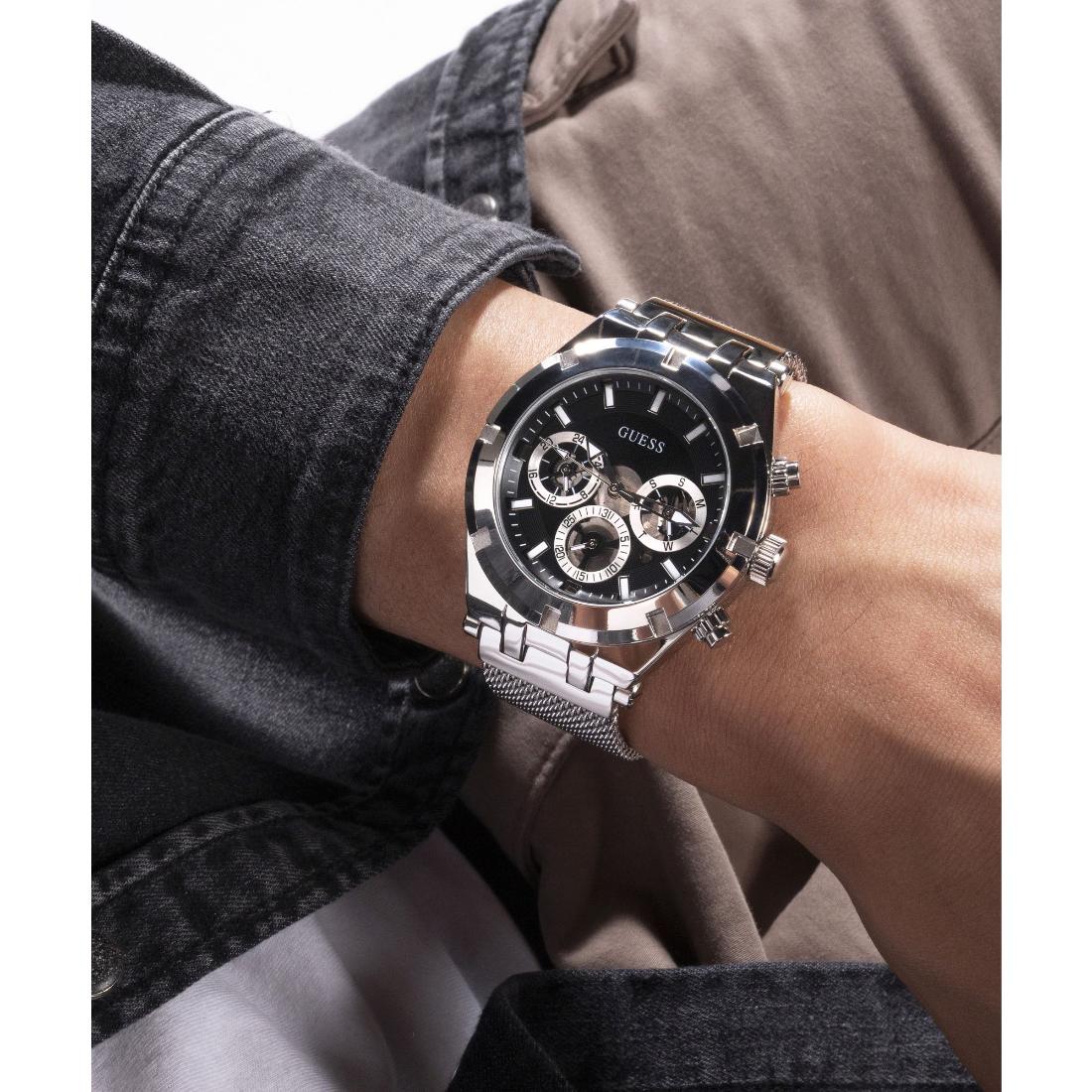 Guess Continental 44 mm Size Black Dial Men Analog Watch GW0582G1