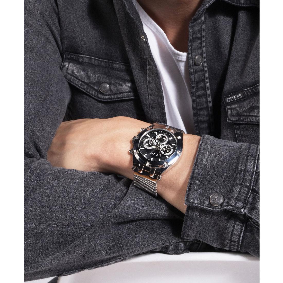 Guess Continental 44 mm Size Black Dial Men Analog Watch GW0582G1