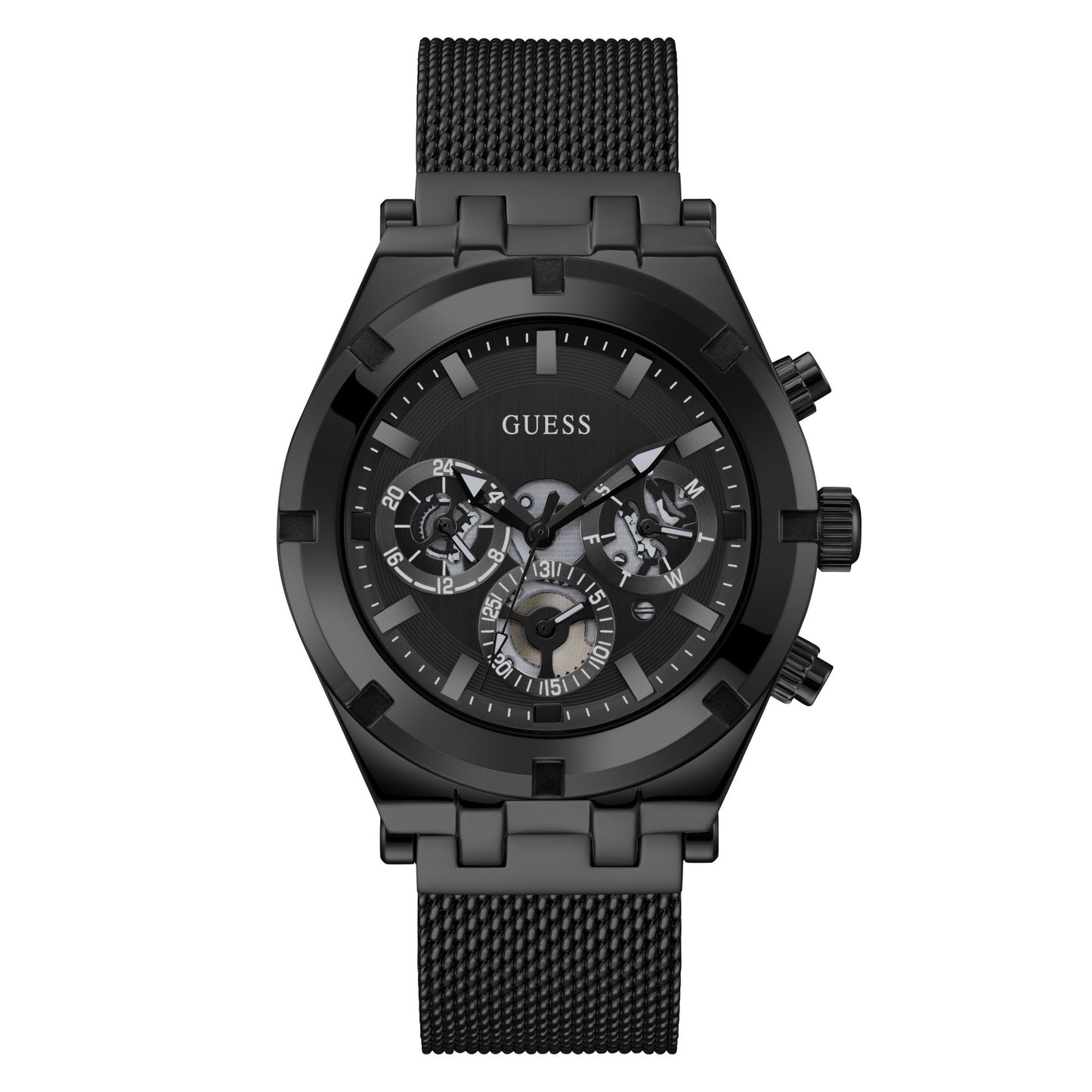 Guess Sport 44 mm Black Dial Men Chrono  Watch- GW0582G3