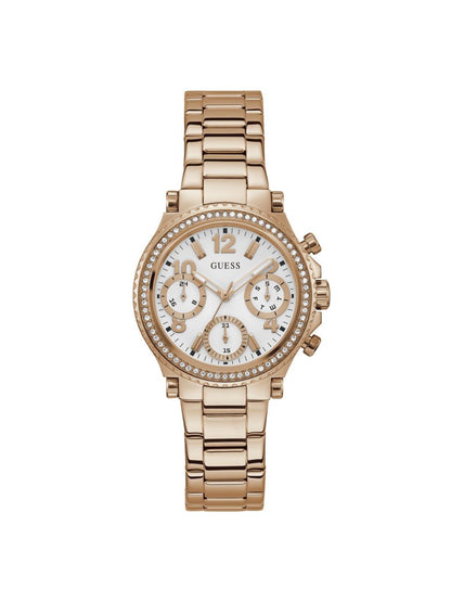 Guess White Dial Women Analog Watch - GW0590L3