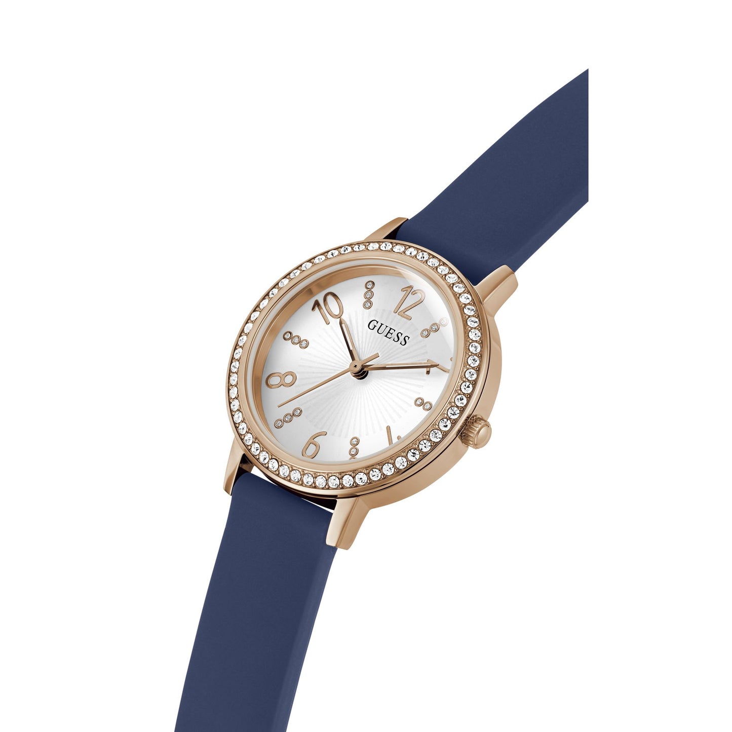 Guess GD Tri Luxe 32 mm White Dial Women Analog Watch GW0591L1