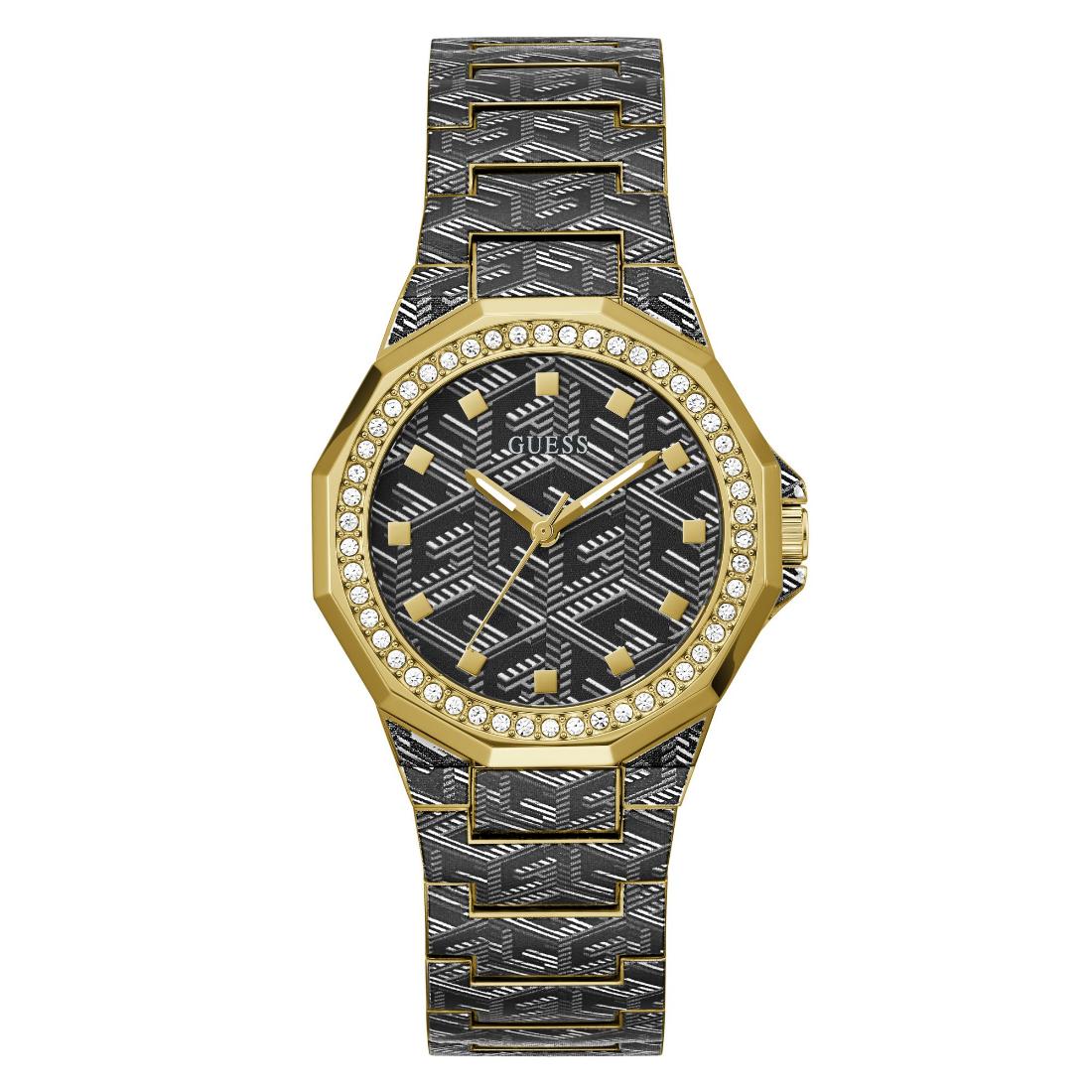 Guess Women 38 mm Black Dial Analog Watch GW0597L1