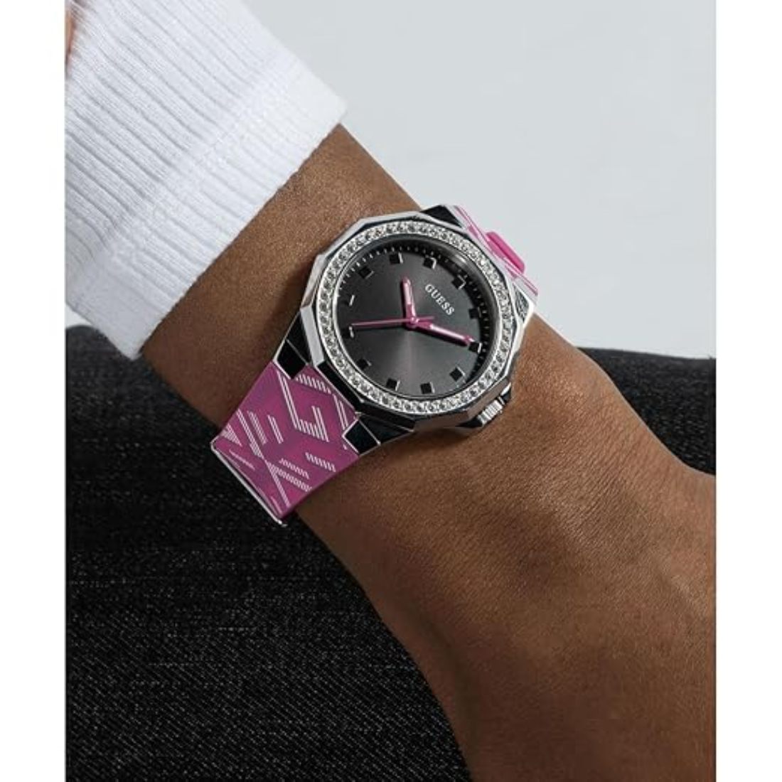 Guess Avril 38 mm Black Dial Analog Women Watch GW0598L1