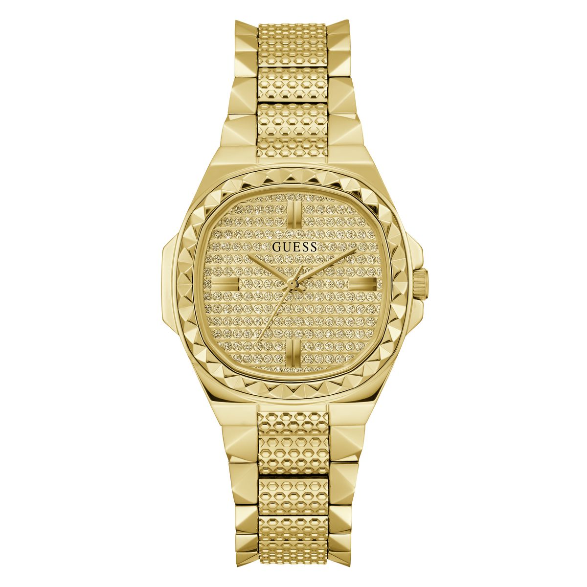 Guess Champagne Dial Women Analog Watch GW0601L1