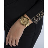 Guess Champagne Dial Women Analog Watch GW0601L1