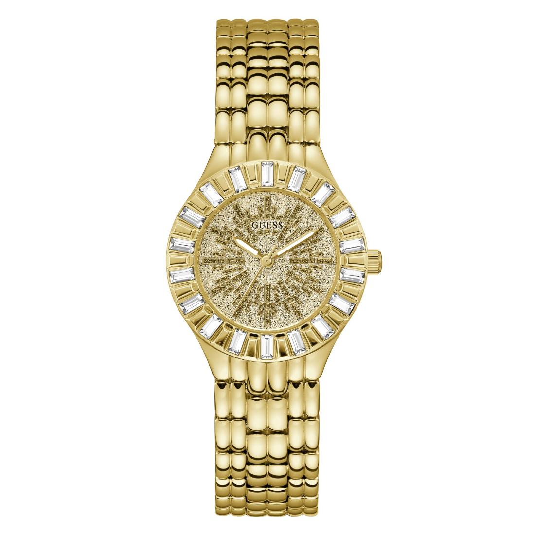Guess Firework 34 mm Size Gold Dial Women Analog Watch GW0602L2