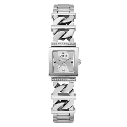 Guess Runaway 20.8 mm Silver Dial Women Analog Watch- GW0603L1
