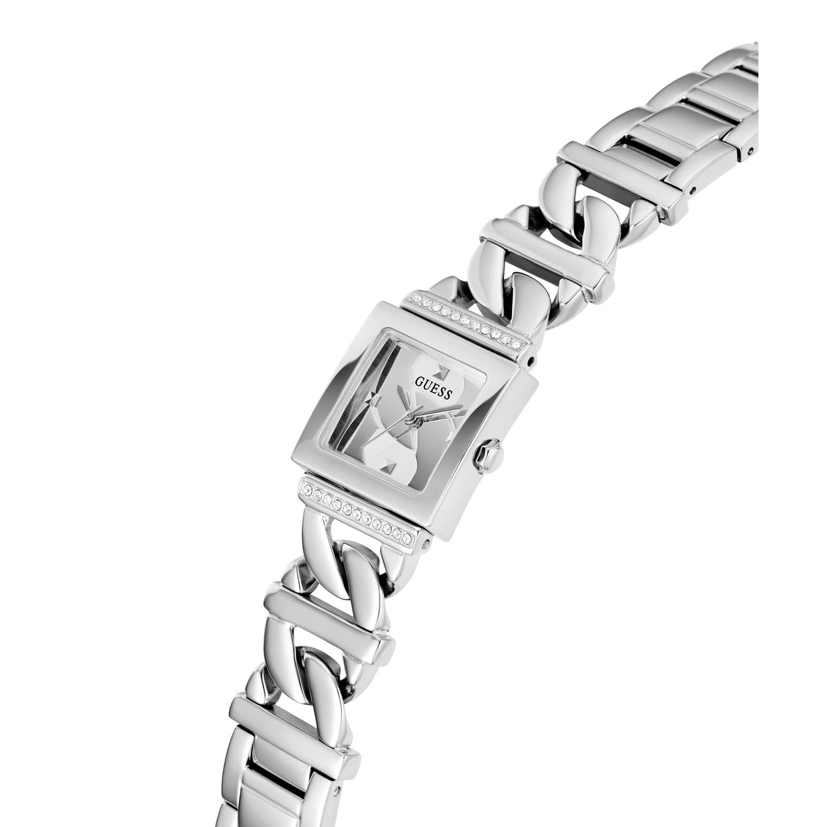 Guess Runaway 20.8 mm Silver Dial Women Analog Watch GW0603L1