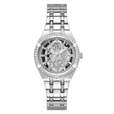 Guess Women 36 mm Size Silver Dial Analog Watch GW0604L1