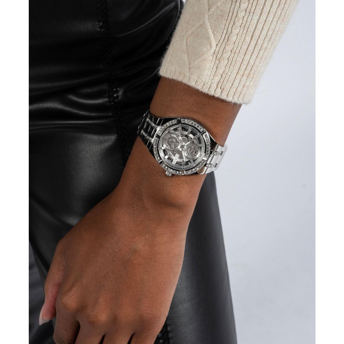 Guess Women 36 mm Size Silver Dial Analog Watch GW0604L1