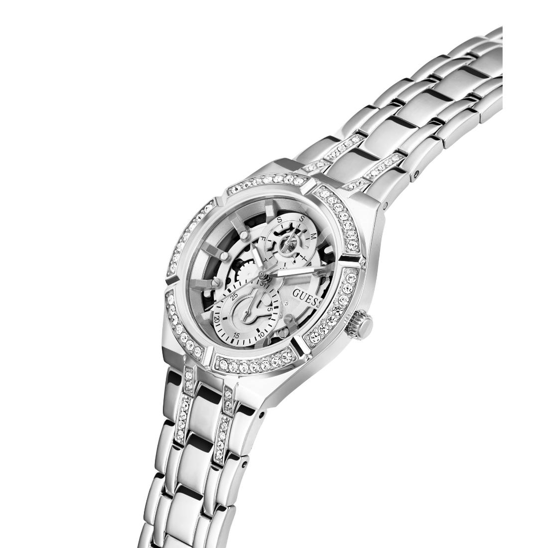 Guess Women 36 mm Size Silver Dial Analog Watch GW0604L1