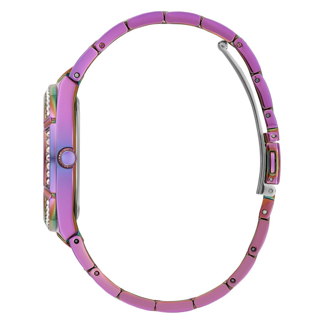 Guess Women 36 mm Purple Dial Analog Watch GW0604L4