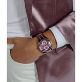 Guess Women 36 mm Purple Dial Analog Watch GW0604L4