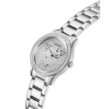 Guess Women 38 mm Silver Dial Analog Watch- GW0605L1