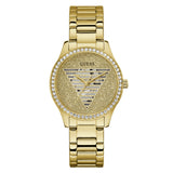 GUESS Stainless Steel Analog Champagne Dial Women's Watch Gw0605L2