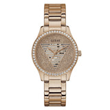 Guess LADY IDOL Women Rose Gold Round Dial Analog Watch GW0605L3