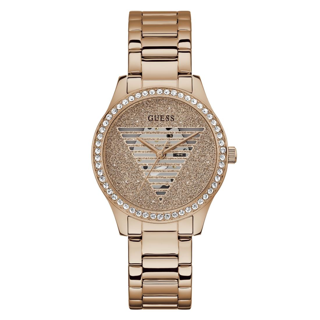 Guess LADY IDOL Women Rose Gold Round Dial Analog Watch GW0605L3