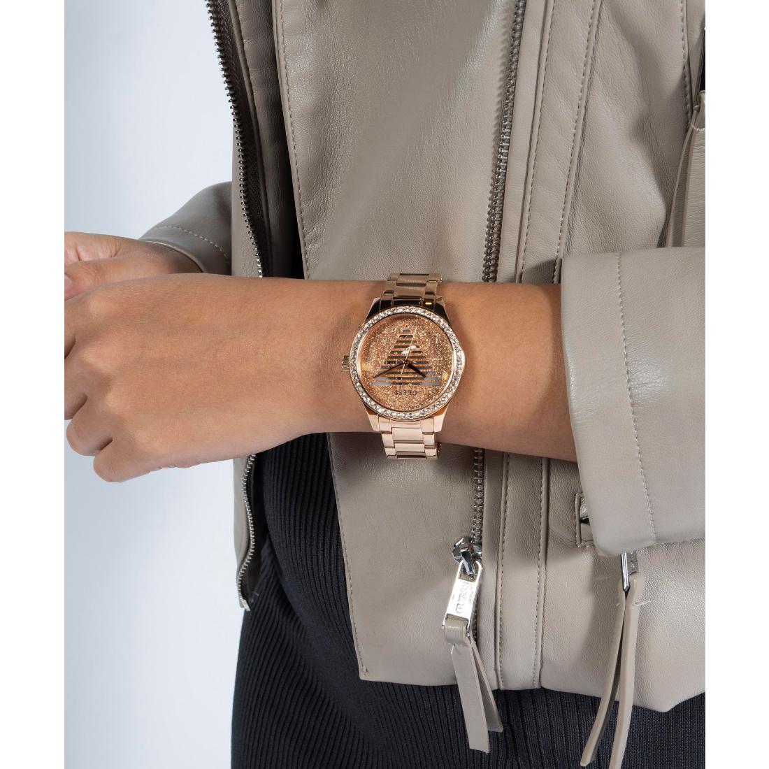 Guess LADY IDOL Women Rose Gold Round Dial Analog Watch GW0605L3