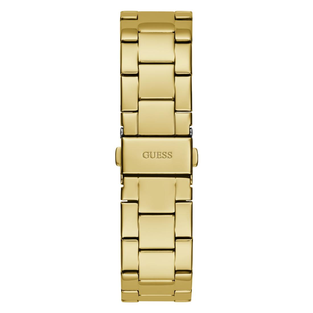 Guess CUBED Women Champagne Round Dial Analog Watch GW0606L2