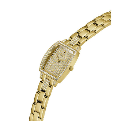 Guess Women 24 mm Gold Dial Analog Watch- GW0611L2