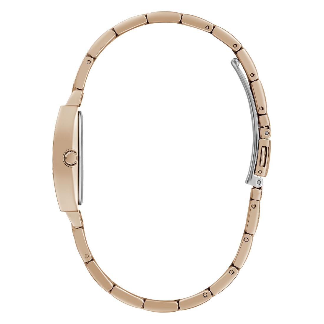 Guess Women 24 mm Rose Gold Dial Analog Watch GW0611L3