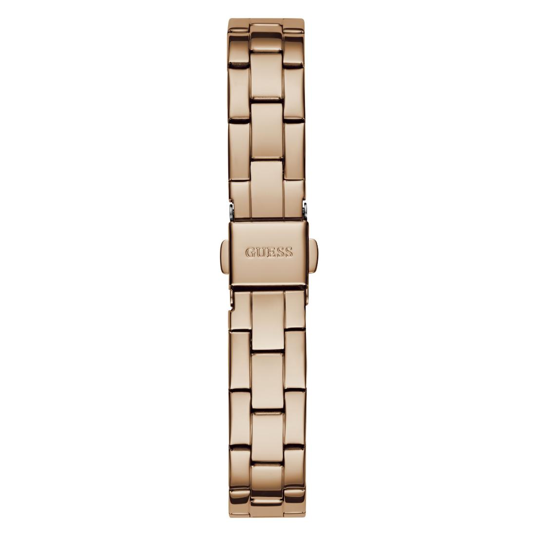 Guess Women 24 mm Rose Gold Dial Analog Watch GW0611L3