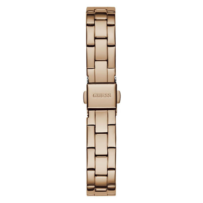 Guess Women 24 mm Rose Gold Dial Analog Watch- GW0611L3