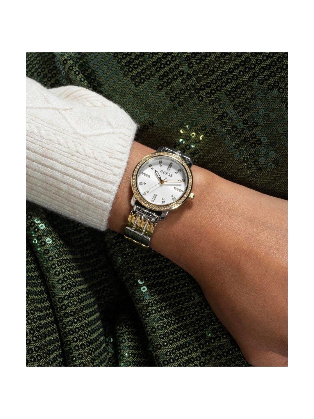 Guess Dress Women 30 mm White Dial Analog Watch GW0612L2