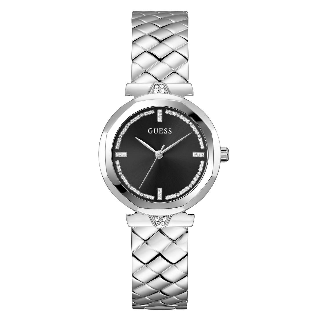 Guess Women 34 mm Black Dial Analog Watch GW0613L1